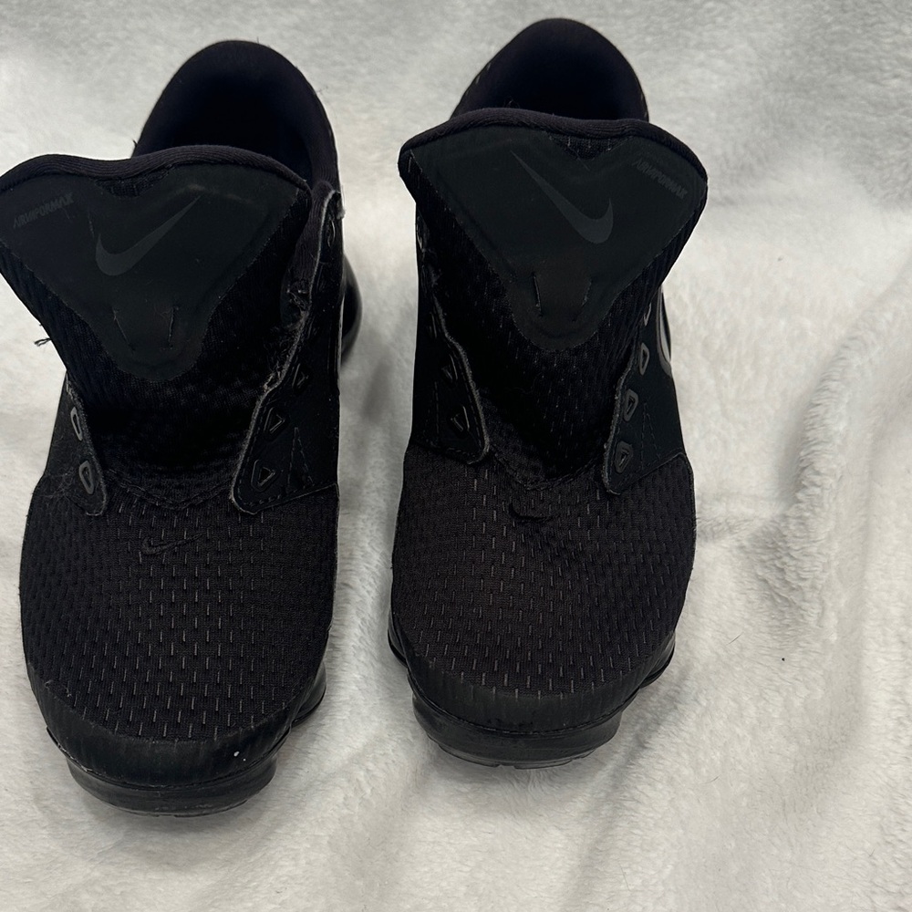 Nike Women Vapormax Black Mesh Athletic Shoes